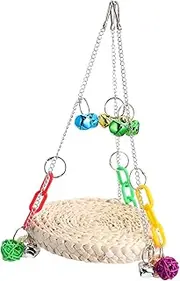 CORHAD Parrot Swing Parrots Skewer Cockatoo Parrot Perch Rabbit Hammock Bird Kit Hens Spinner Birdcages Guinea Pig Cage Bird Playground Parrot Stuffed Animal Colorful Plastic