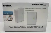 D-Link PowerLine AV+ Mini Adapter Starter Kit DHP-309AV Sealed