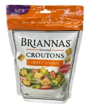 Brianna's Seasoned Sweet Onion Flavored Croutons 5 oz