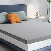 3 Inch Mattress Topper Twin,Gel-Infused Memory Foam Mattress Topper for Soft & Cooling Sleep, High-Density Foam Single Bed Topper, for Side Sleeper, CertiPUR-US Certified，Bed Ventilated Design