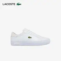 在飛比找momo購物網優惠-【LACOSTE】男鞋-Powercourt 拋光皮革休閒鞋