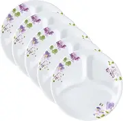 [CORELLE] CP-1539 Lunch Plate, Violet Mist Lunch Plate (Large), Large, J310-VM, Set of 5