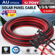 1/3/6/10M Extension Cable Wire Connectors Solar Panel To Regulator Cable 4/6mm²