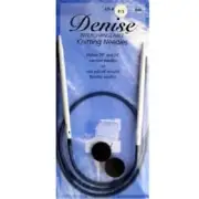 Denise Interchangeable Knitting Needles, circular "Single" set, NEW, pick size!