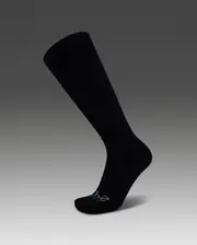24/7 Compression Socks, 2XU, L2, Black/Black, Unisex