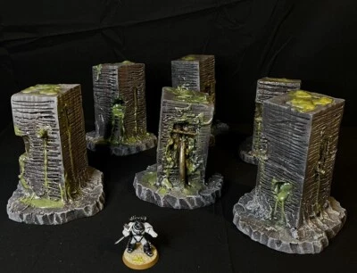 Chaos Plague Monoliths WargamingTerrain Objectives Compatible With Warhammer 40k