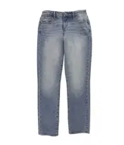 Articles of Society Womens Mid Rise Slim Fit Jeans, Blue, 26