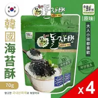在飛比找森森購物網優惠-韓國 食鮮然 海苔酥 (原味)-4包/組