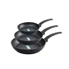 3pc Frypan Set, Frying pan, Marble stone, Non-stick, Induction, cookware set