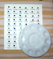 DANIEL SMITH EXTRA FINE WATERCOLOR 60-DOT TRY-IT CARD MULT WITH PALLET /COVER-A