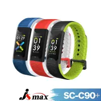 在飛比找Yahoo奇摩購物中心優惠-JSmax SC‑C90 PLUS智慧多功能健康管理運動手環