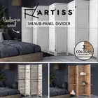 Artiss 3/4/6/8 Panel Room Divider Screen Privacy Dividers Timber Wood Fold Stand