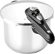 BRA Vitesse Pressure Cooker 3 Litre Stainless Steel Suitable for All Types of Cooking Including Induction
