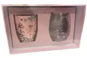 Mum Pretty in Pink Mug & Stemless Wine Glass Set