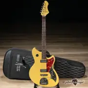 Novo Nucleus Serus J Baritone Guitar w/ Lollar Mini Broilers – Vintage Cream