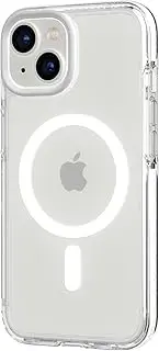 Tech21 Evo Crystal with MagSafe Phone Case for iPhone 14, White