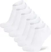 [Pure Athlete] Merino Wool Socks Men and Women - Low Cut Cushioned Athletic Running Sock, Moisture Wicking