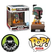 Star Wars: Return of the Jedi - Boba Fett Jabba's Skiff Deluxe Pop! Vinyl Figure