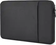 Portable Monitor Case 15.6 16.1 inch, Padded Shockproof Carry Sleeve Bag for 15.6" 16.1" Portable Display Monitors, Water-Resistant Laptop Bag Cover with Accessory Pocket -Black