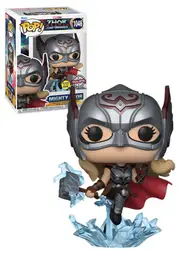 Funko Pop Marvel Thor Love and Thunder Mighty Thor Glow in the dark #1046 Vinyl Figure