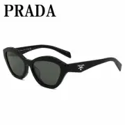 Prada PRA02SF 16K08Z 55 Sunglasses Dark Grey Black