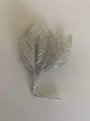 Metallic Silver Leaf Bunch - Vintage Millinery Floral