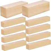 KONTONTY Whittling Kit for Boys and Girls Pcs Basswood Carving Blocks Square Timber Basswood Carving Kit