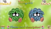 ⭐Shiny/Non-shiny Tangela 6IV XL⭐Pokémon Let's Go Pikachu/Eevee HOME (Legal)