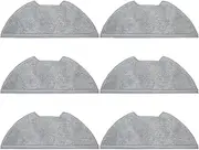 Mop Pads Accessories for Eureka E10s /E20 Plus Robotic Robot Vacuum Cleaner, 6 Pcs E10S Washable and Reusable Mop Pads Replacement Part