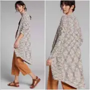 NWT Anthropologie Pilcro Padma Space-dye Longline Cardigan Sweater XS