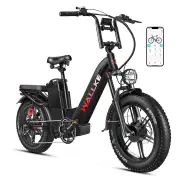 [EU Direct] WALLKE H7 AWD Electric Bike 48V 60AH SamsungBattery Cell 1000W*2 Dual Motors 20inch Tires 320KM Max Mileage