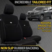 Toyota Prado 150 (Pre-Facelift) Neoprene 2x Front Seat Covers (In Stock)