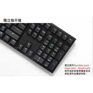 Ducky ONE2 Phantom魅影黑 機械式鍵盤 108鍵 正印 PBT 英 /中文版 紅.茶.黑.青.銀.靜音紅