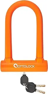 OTTOLOCK Sidekick Compact U-Lock | Lightweight Keyed Bike Lock