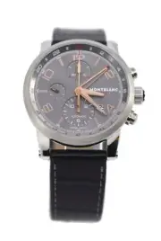 Montblanc Timewalker GMT Chronograph Stainless Steel Watch 107063