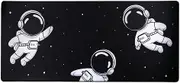 keycadets Gravity Gaming Mouse Pad, Large Desk Pad for Keyboard and Mouse, Non-Slip Mousepad Gaming Desk Mat with Foam Core, Anti-Fray Lock Stitching and Low Friction Cloth Surface (35.4” x 15.8”)