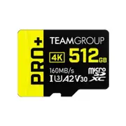 Team Group PRO 512GB MicroSDXC Memory Card [TPPMSDX512GIA2V3003]