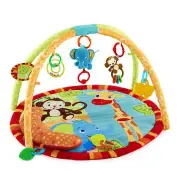 *Bright Starts Safari Tales Activity Gym Playmat with Prop-Up Pillow; 4 Melodies