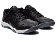 ASICS Men's Gel-Dedicate 7 Tennis Shoes, Size 8, Black/Gunmetal