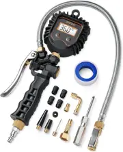 AstroAI Digital Tire Pressure Gauge, Heavy Duty Inflator Gauge 250PSI...