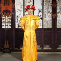 在飛比找ETMall東森購物網優惠-清朝皇帝龍袍舞臺演出攝影古裝