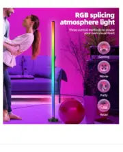RGB LED Floor Lamp Remote APP Control Music Sync Corner Lighting Timer