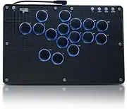 JZW-Shop Haute42 Arcade Stick T16-texture, All-Button Arcade Controller for Switch/PC/PS4/PS3 /Steam Deck, Slim Arcade Fight Stick Game Keyboard with Turbo & Custom RGB, Supports Hot-Swap & SOCD