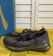 Brooks Mens Levitate Stealthfit GTS 5 Gray Athletic Running Training Shoes Sz 11
