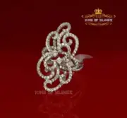 2.10ct Cubic Zirconia White Sterling Silver Womens Ring Size 8.5