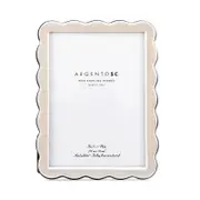 Argento Sc Scalloped Sterling Silver Picture Frame, 5 x 7