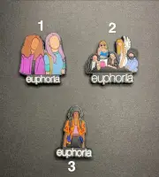 Euphoria 3 PC Shoe Charm Set