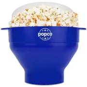 POPCO Silicone Microwave Popcorn Popper with Handles - Popcorn Maker - Popcor...
