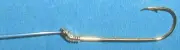 Eagle Claw 121 #2 Card of 6 Gold Aberdeen Snell Hooks