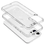 iPhone 13 Pro Max Compatible Case Cover With Ultimate Glitter Shockproof Protection - Transparent